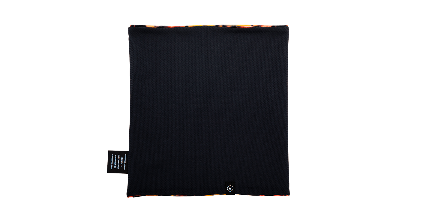 Alternative view of Flame Mingo Neck Gaiter